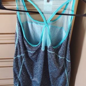NIKE DRI-FIT CHEETAH TEAL TANK